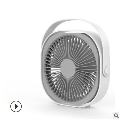 6寸桌面時尚風扇靜音便攜家用辦公手提usb充電定制禮品代發批發