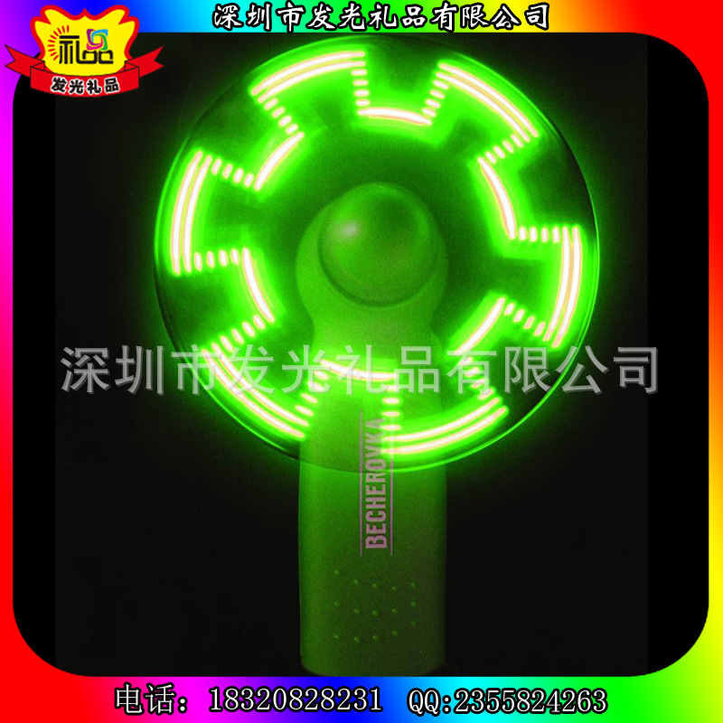 定制促銷禮品 創意發光風扇** LED閃字風扇