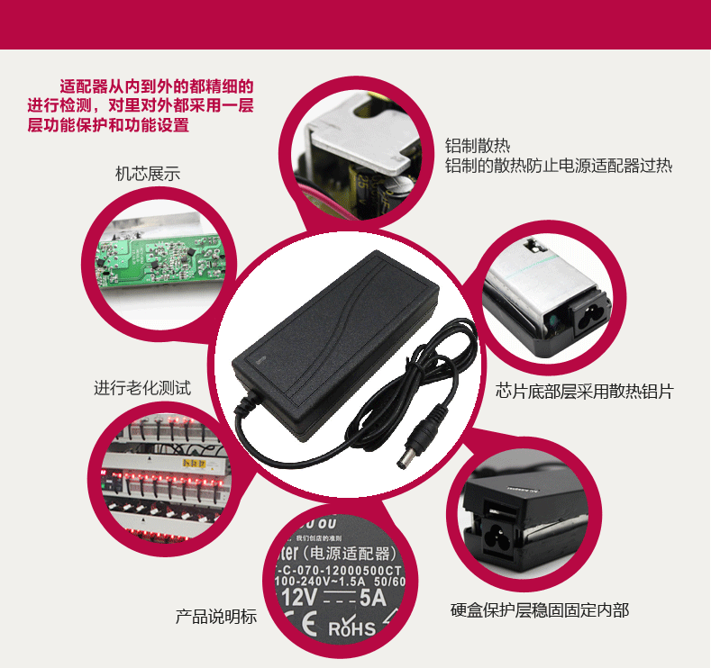 12V8A點煙頭萬駿騰飛電源適配器 (6)