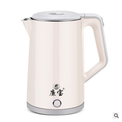一件代發家用電熱水壺1.8L304不銹鋼保溫雙層隔熱自動斷電廠家