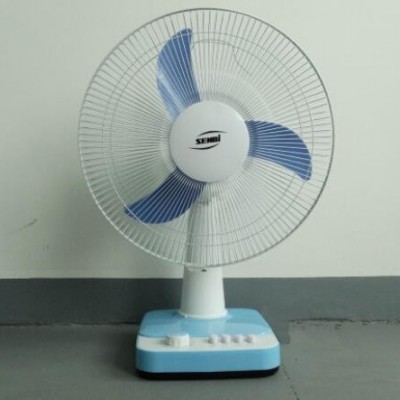 太陽能直流帶定時16寸5葉電扇 桌面12V臺式電風扇直銷批發