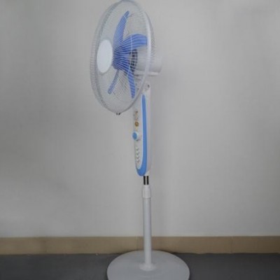 家用電風扇落地扇24伏搖頭靜音落地扇 16寸帶定時直流落地風扇